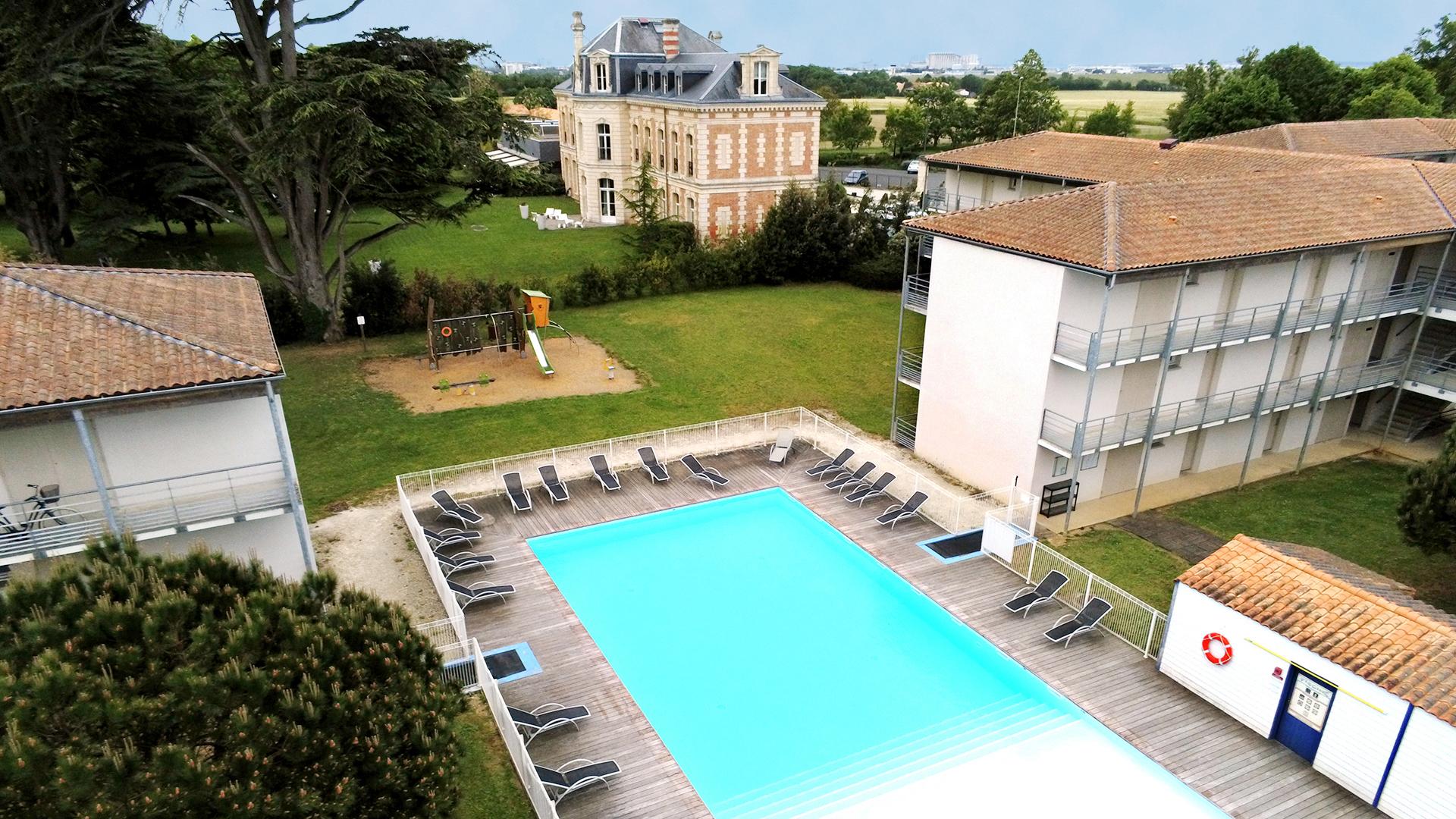 Vacanceole - Le Domaine Du Chateau - La Rochelle / Ile De Re Aparthotel ลากอร์ ภายนอก รูปภาพ